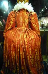 Back View Queen Elizabeth I Costume Designed for Jane Laptaire